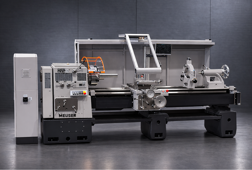 Konventionelle Drehmaschine - Meuser - Made in Germany